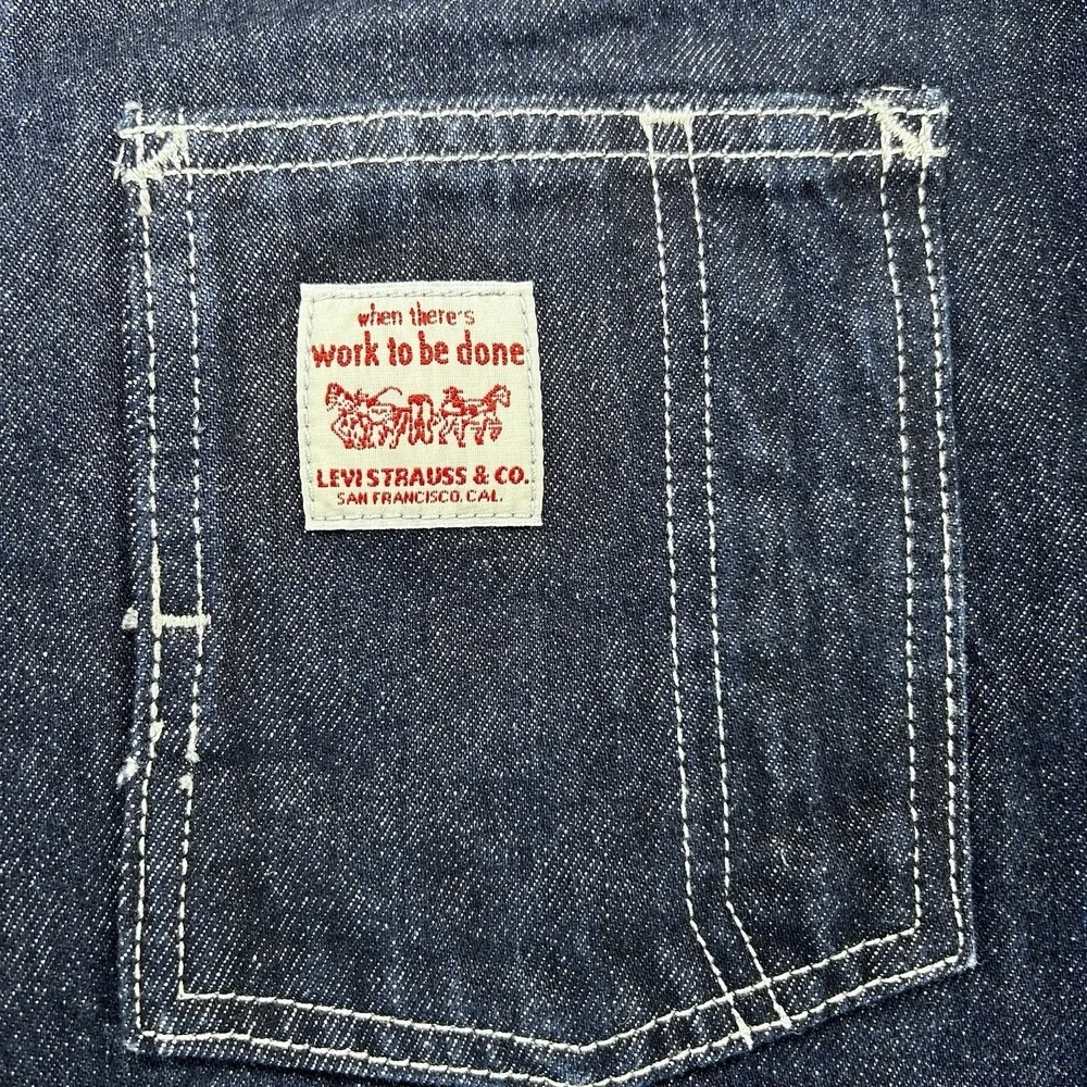 Levi's Berkeley Chore Coat Denim Jacket Men's M Relaxed Cotton Dark Wash